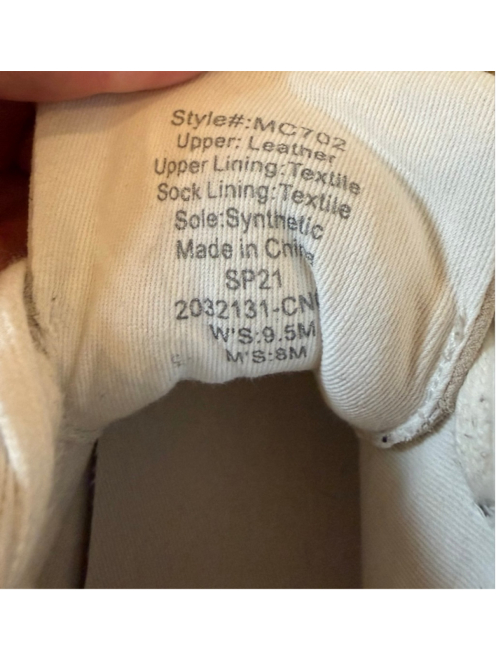 Madewell Sidewalk High-Top Sneakers in Leather, 9.5 - Picture 7 of 8